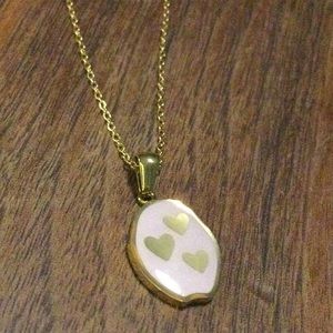 NEW Free People Triple Heart Pendant Necklace